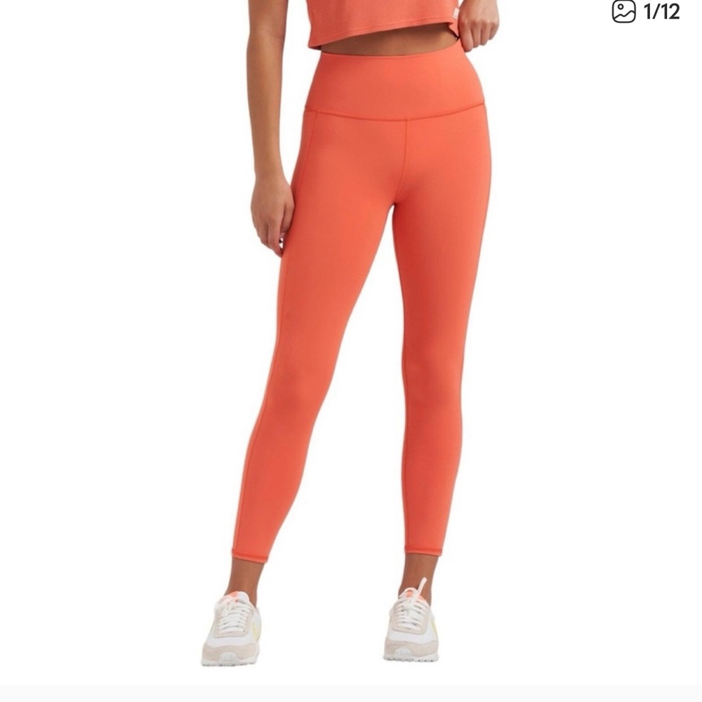 Vuori Orange High-Waist Leggings
